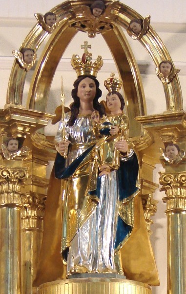 Marijin milostni kip zaplaz